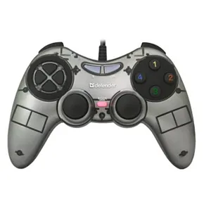 Gamepad Defender Zoom, 10Tasten, USB, grau, vibrier, Windows XP/VISTA/7/8/10
